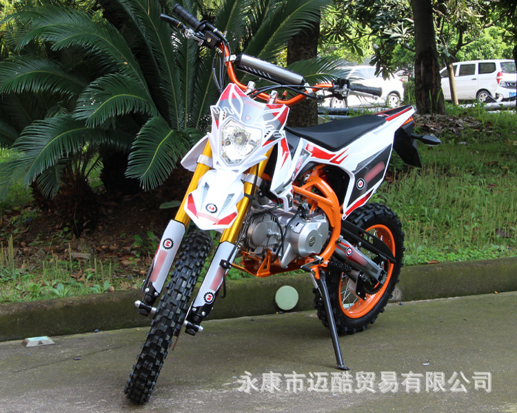 Motorcycle 125Cc Off-Road Mountain Bike, Mid-High Performance Competition Bike, Venue Off-Road Two-Wheel Racing Fuel-Powered Adult Vehicle