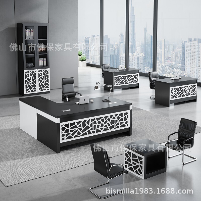 Saudi Arabia Dubai Middle East Hot Selling Boss Desk Boss Desk Boss Chair Office Desk Office Furniture Desk