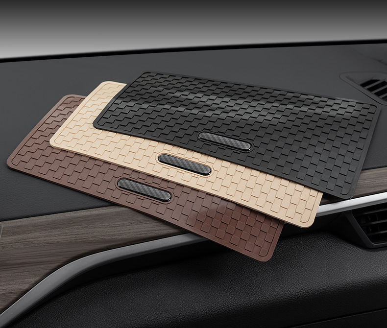 Cross-Border Hot-Selling Car Anti-Slip Mat, Silicone Storage Mat for Car Dashboard, High-Temperature Resistant Dashboard Mat