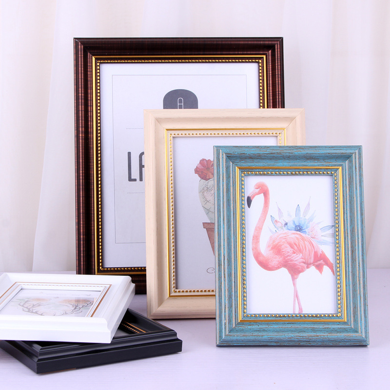 European-style retro photo frame 8-inch 10-inch A4 certificate frame wedding studio decoration photo frame wall-mounted wholesale European-style retro photo frame 8-inch 10-inch A4 certificate frame wedding studio decoration photo frame wall-mounted wholesale