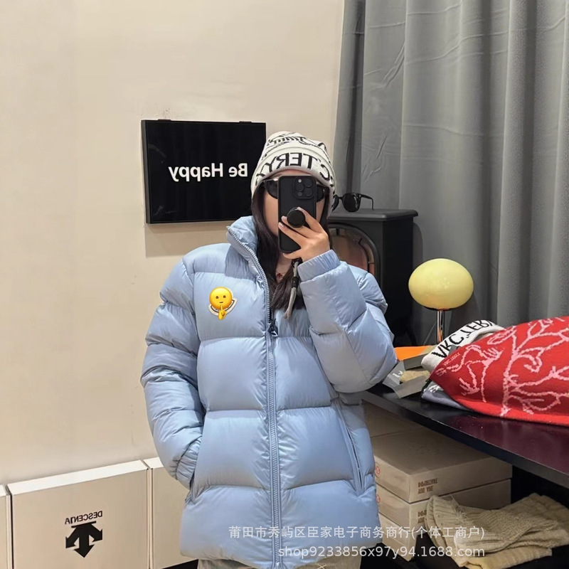 Cross-Border Mongolian Mayan down Jacket with Large Label Winter White Duck down Versatile Windproof Warm Jacket for Men and Women Couples