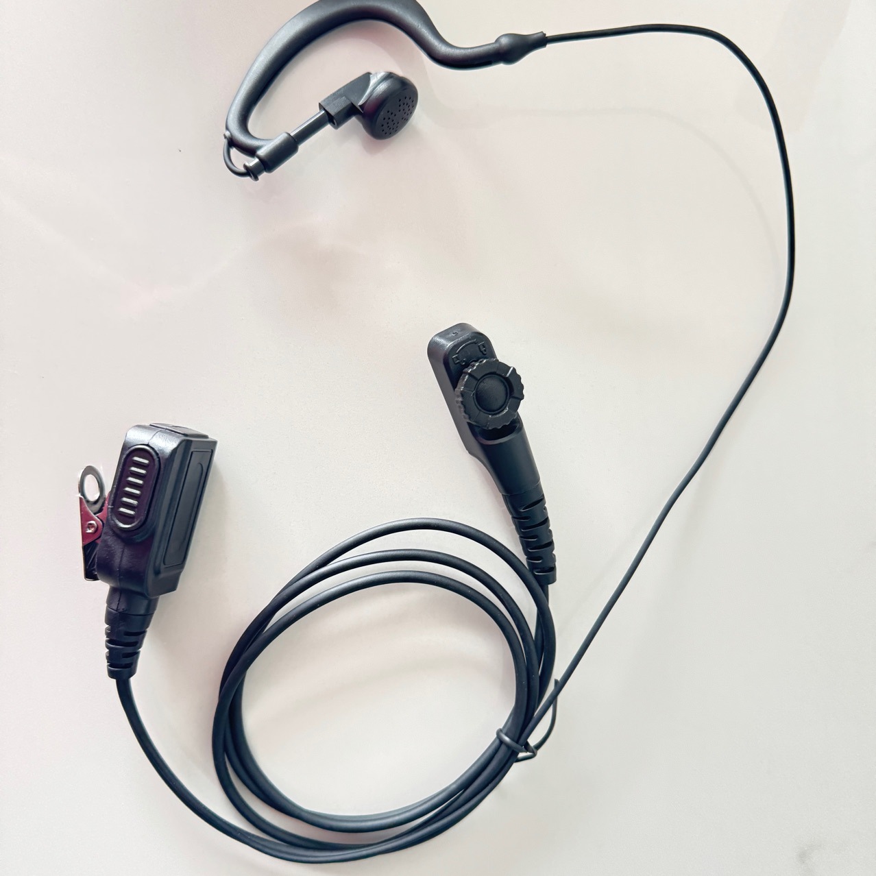 (2개) L2P 무전기 헤드셋 이어훅 헤드셋 케이블에 적합