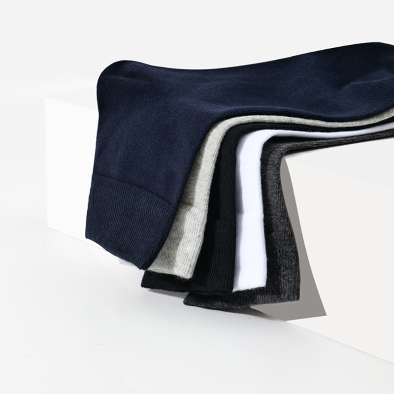 Casual men's socks loose middle-calf socks cotton deodorant sweat-absorbent Sports men's socks spring and autumn