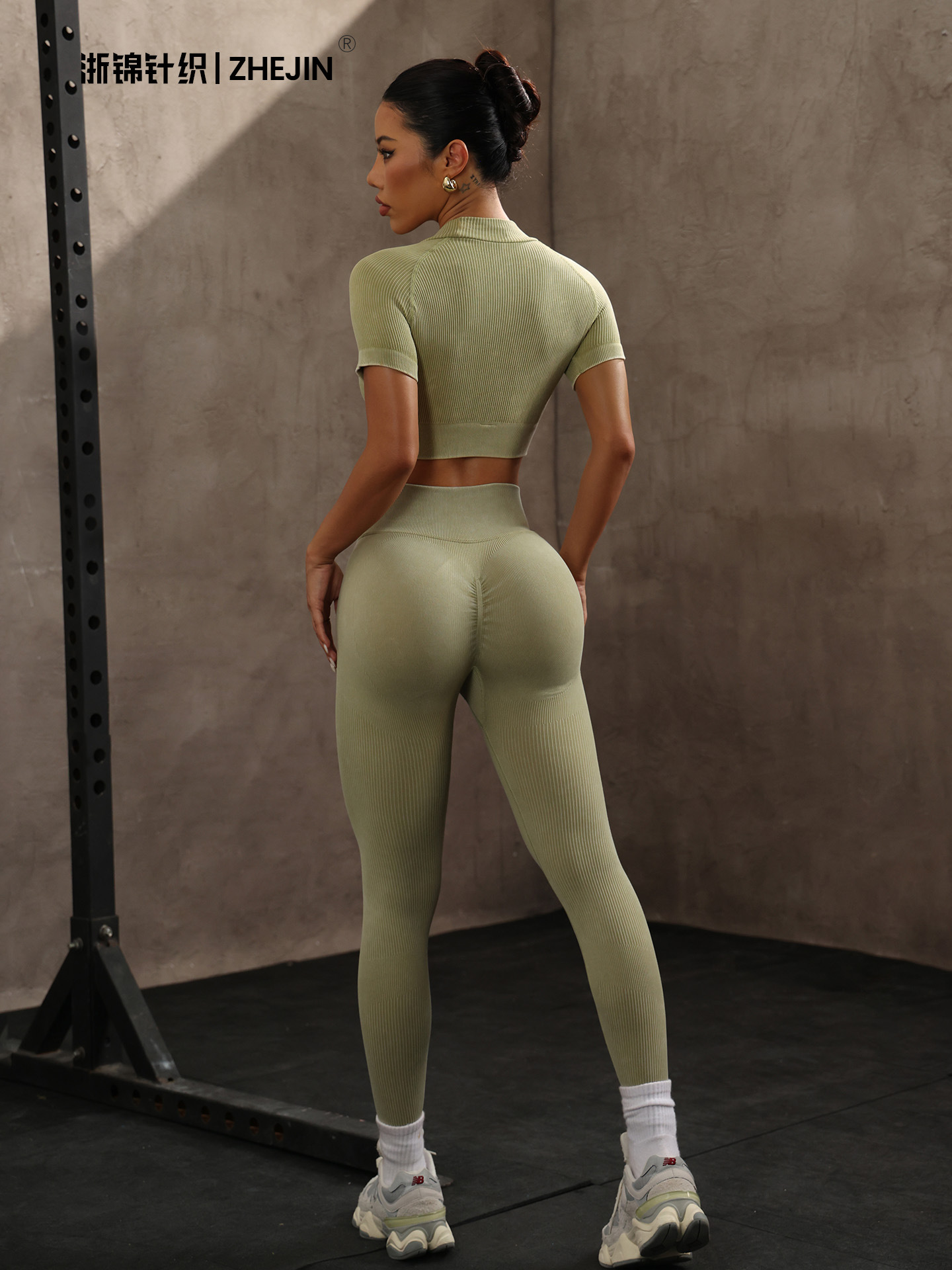 Comercio exterior transfronterizo de Europa y Estados Unidos ropa de mujer sin piernas, ropa de yoga, pantalones de mangas cortas, pantalones de piernas, pantalones de piernas