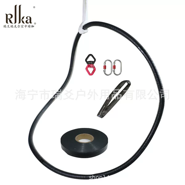 Mobius Rings 3D Rings 8-ring Special-shaped High-altitude Acrobatics Rings Steel Tube Dance Rotating Stainless Steel Gymnastics