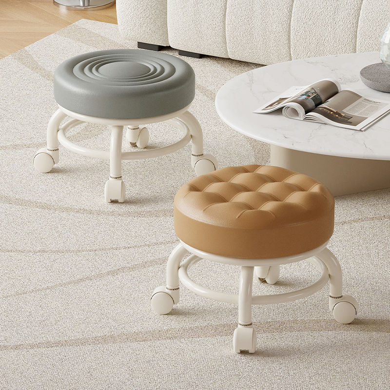 Tablilla polea baja tablilla silenciosa rueda universal para niños tablilla redonda zapatos para niños pedicura casa banco polea silenciosa