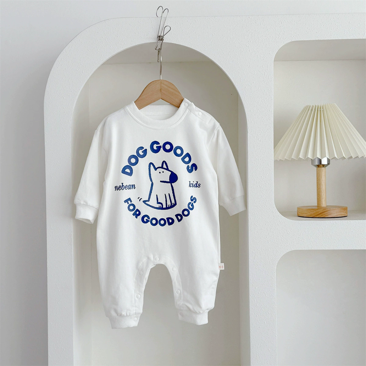 Blue cartoon soft bodysuit to go out for men and women girl's