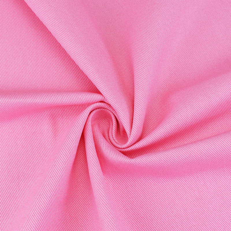 Tela de algodón de la tarjeta de hilo de sarga de algodón lavado Otoño e Invierno Tela de lijado de sarga gruesa de 7 piezas Tela de abrigo casual