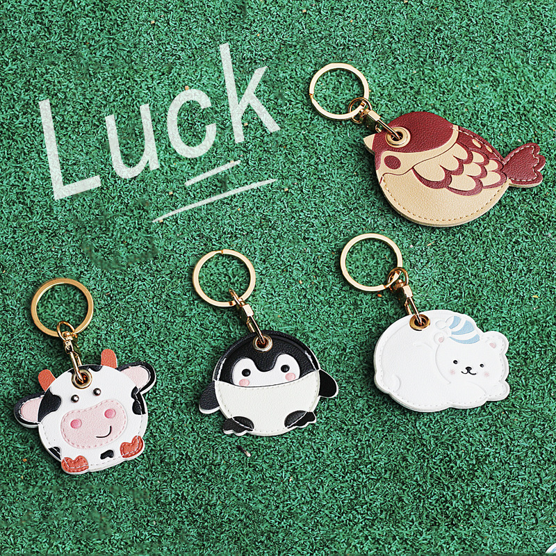 Cute Cartoon Pu Leather Water Drop Access Card Holder Airtag Protective Cover Creative Keychain Cute Bag Hanging Exquisite Cute Cartoon Pu Leather Water Drop Access Card Holder Airtag Protective Cover Creative Keychain Cute Bag Hanging Exquisite
