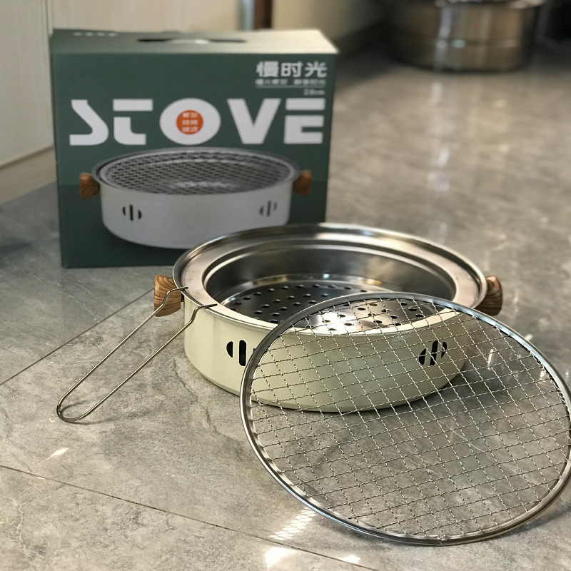 Estufa de carbón coreano barbacoa estufa calefacción estufa de carbón al aire libre Brasero Internet celebridad estufa té cocina hogar patio interior estufa