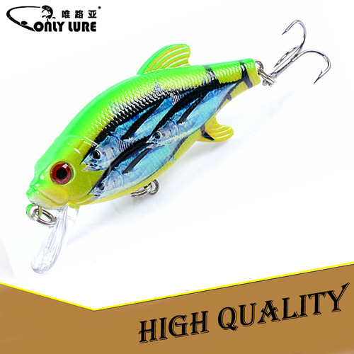 Lure bait painted floating water bionic bait 8cm/10.9g cross-border rock style ringing bead fake bait sea fishing tilapia hard bait