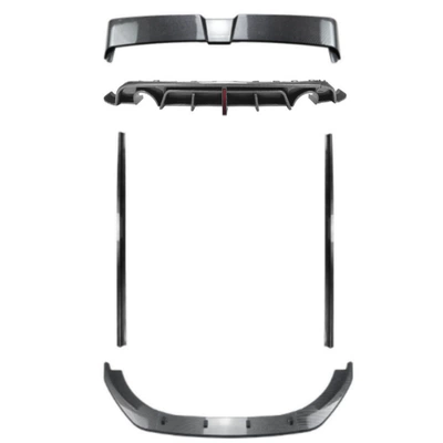 Side Skirt Rear Blade Spoiler Tail – Big Surrounded - high-6-standard-version-body-parts-complete-set-of-carbon-fiber-pattern-2008-2012