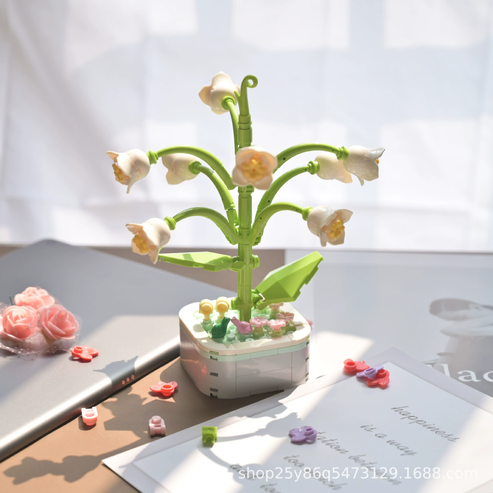 Building Set (Lego) Flower Constructor — Sunflower & Floral Models, Giftable Kits