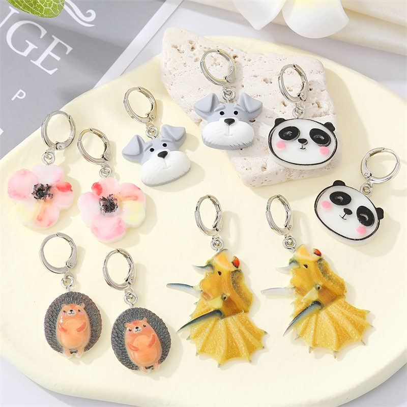 Halloween Festival Animal Pattern Women'S Gender Cartoon Style, Fashion Style Cartoon Style Fashion Animal Arylic No Inlaid Earrings