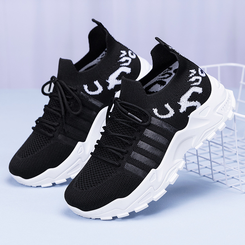 Zapatos de mujer zapatos de primavera de comercio exterior zapatos de malla de tamaño grande zapatos deportivos transpirables retro zapatos casuales coreanos
