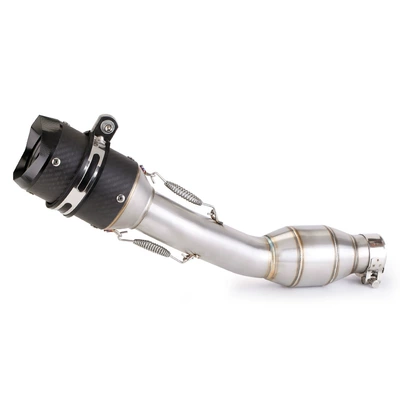 back pressure drum middle section Exhaust pipe
