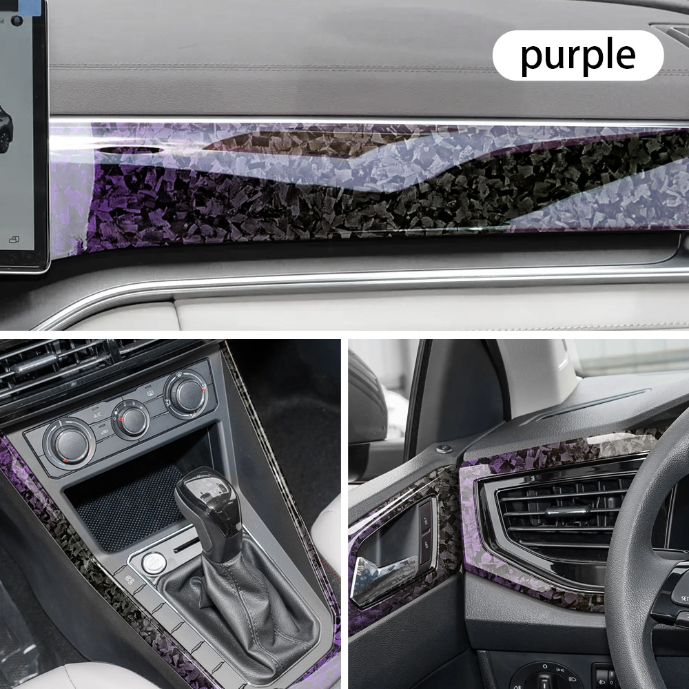 Pet Forged Carbon Fiber Car Wrap Film, Color Changing Film, Glossy and Matte Interior, Rearview Mirror, Motorcycle Trunk Sticker