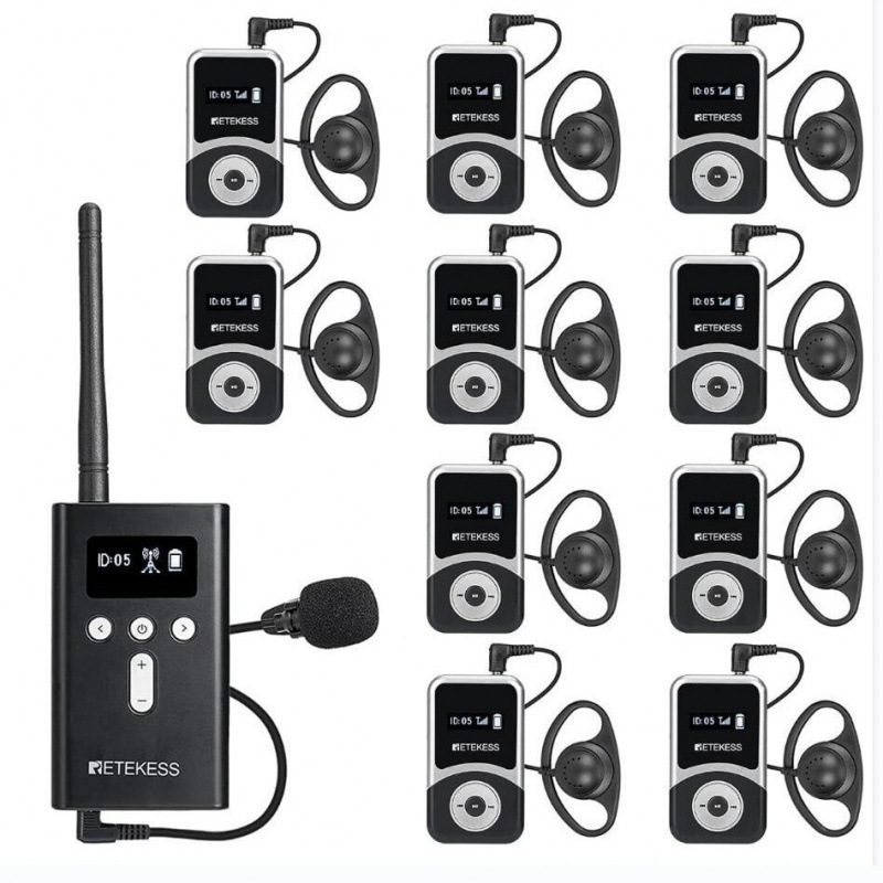 RETEKESS T130ST131S导览接收器 无线讲解接收器参观旅游讲解100m