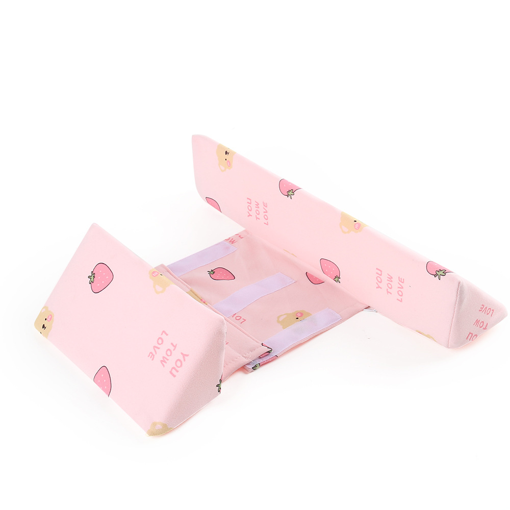 Almohada de bebé Lado de bebé almohada para dormir almohada que forma la cabeza anti-Desviación extraíble lavable soporte de cintura almohada de bebé anti-escupir leche transfronteriza caliente