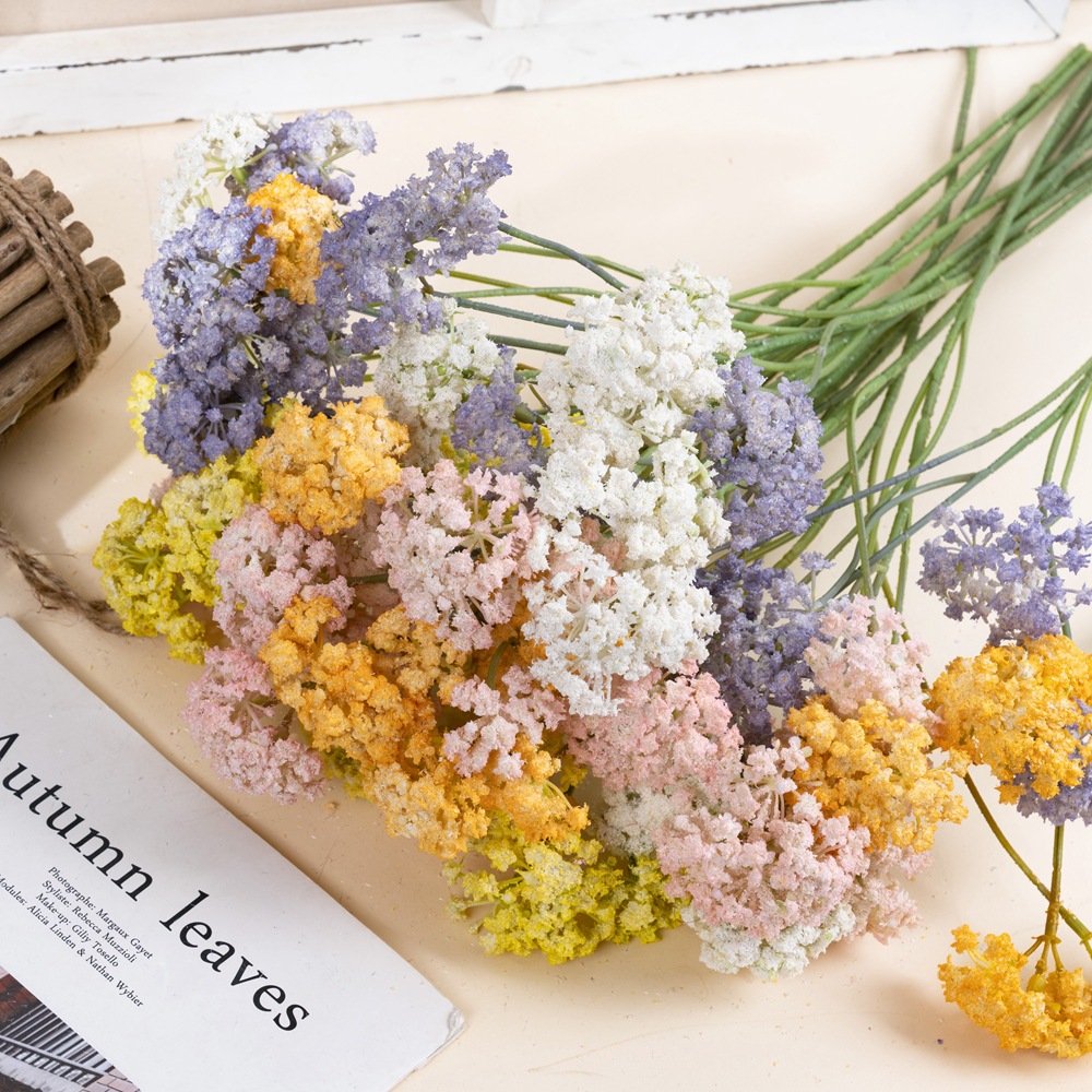 仿真花蘭琪翠珠廠家家居裝飾婚慶手捧花玫瑰花牆假花INSMW66007