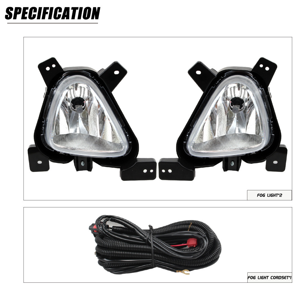 Aplicable a Hyundai 10 11 12 años EON conjunto de lámpara de niebla delantera importada de automóviles pequeños luz de viaje diurna luz de barra delantera
