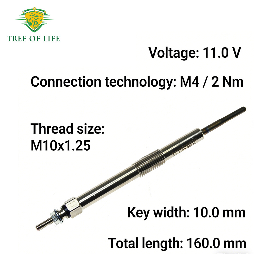 19850-0W010 0250202145 is suitable for Toyota's new dual-core heated glow plug