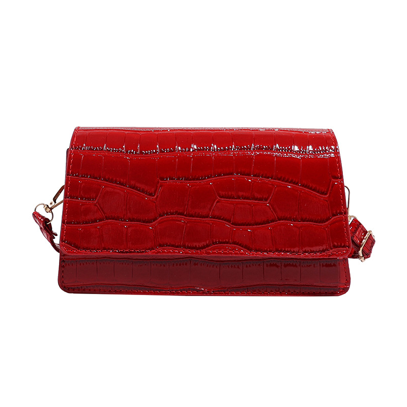 Stone Pattern Candy Color Small Square Bag 2023 Summer Fashionable New Style Small Bag Fashion Handheld One Shoulder_voghion.com