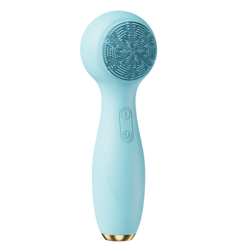 新型シリコン洗顔器電動防水洗顔器ミニ防水超音波美容器クリーナー|undefined