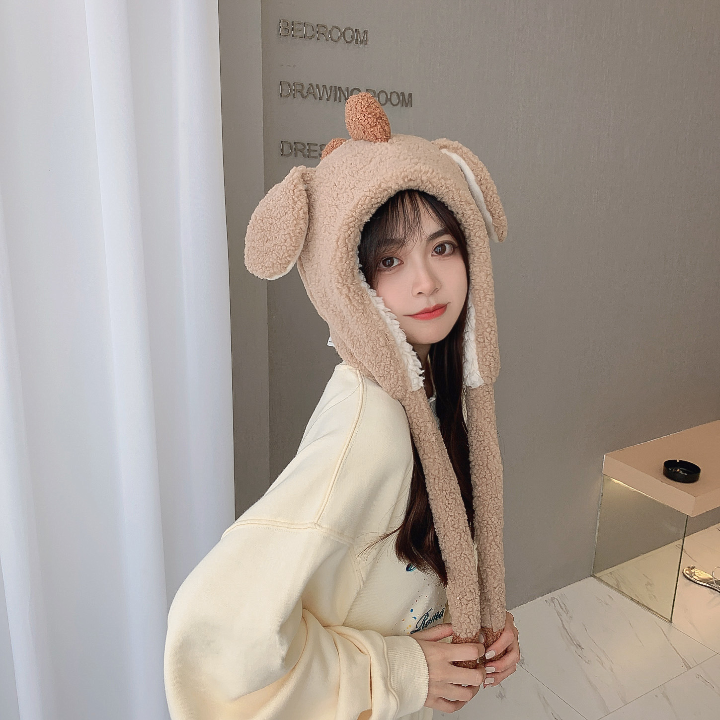 Korean Dinosaur Hat And Scarf One-piece Wholesale Nihaojewelry display picture 3