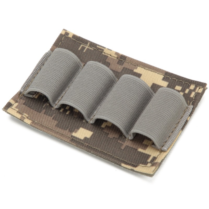 Combate transfronterizo al aire libre con velcro de cuatro agujeros, escopeta táctica, bolsa de bala, bolsa de accesorios, bala a granel, funda de extracción rápida