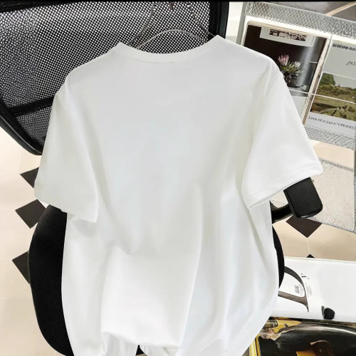100% Cotton White Letter Print Short Sleeve T-Shirt for Women - Summer 2025 New Arrival Streetwear Loose Fit Versatile Top