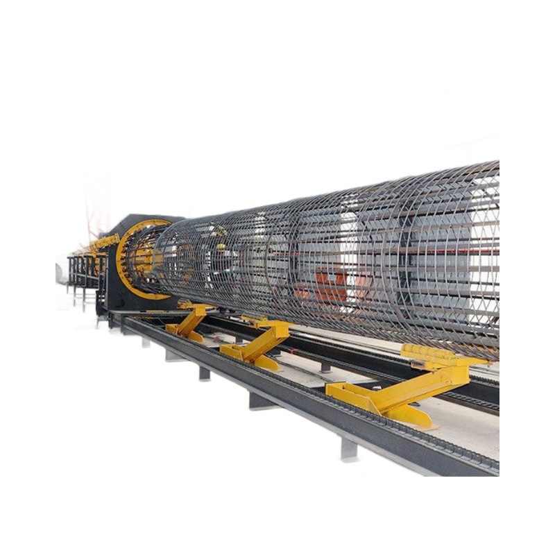 Máquina de soldadura de rodadura de tubería de acero de cemento jaula de barra de acero controlada por control numérico automático de soldadura de jaula de barra de acero máquina de soldadura de rodadura de tubería de cemento jaula de barra de acero