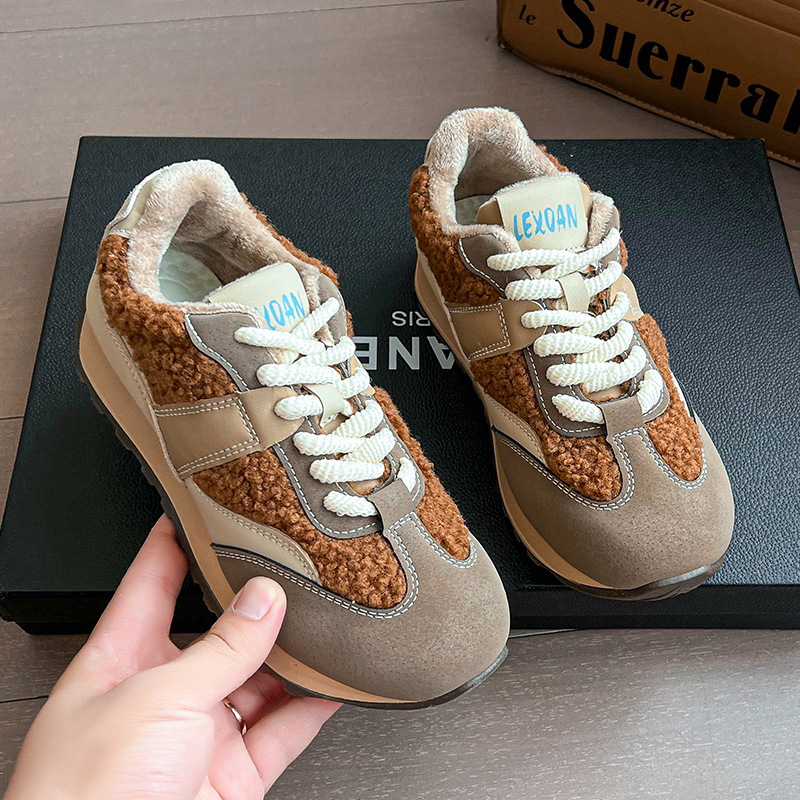 Zapatos de mujer 2024 nuevos zapatos deportivos casuales antideslizantes con suela suave aumentando la altura y el grosor de los zapatos de calentamiento