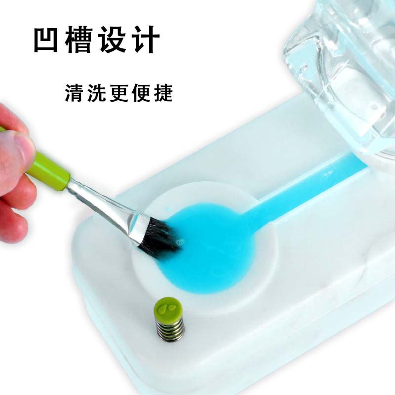 Nuevo producto transfronterizo prensa automática de agua de circulación Cambio de pintura lavado inodoro pluma lavado artefacto herramienta cepillo de pelo limpiador