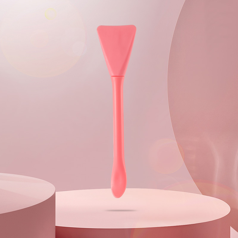 新款双头洗脸刷面膜刷 两用硅胶面膜刷洁面刷子