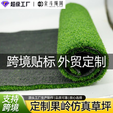 果岭草门球场草坪仿真地毯人造塑料垫户外装饰人工草皮高尔夫球场