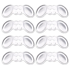 GEL Butterfly Heel Band with Adhesive, Invisible, Transparent, Anti-Slip, Soft, Non-Marring, Adjustable Sizing, Easy to Apply