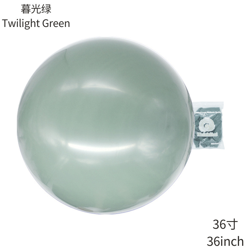 Hermosos globos de látex mate redondos y gruesos de 36 pulgadas de color vintage, ideales para la venta en mercados nocturnos, para decoración y arreglos.