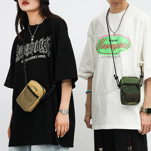 Men's Crossbody Bag Mini Small Bag Instagram Korean Version Trendy Versatile Casual Small Backpack Streetwear Brand Men's Bag