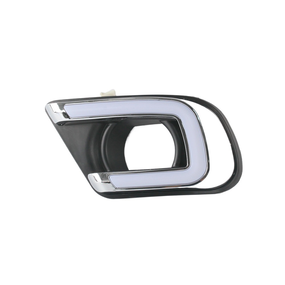 Aplicable a la luz diurna de 15-17 daqikuwei guía de luz en forma de U dirección Luz de marcha diurna Luz de niebla