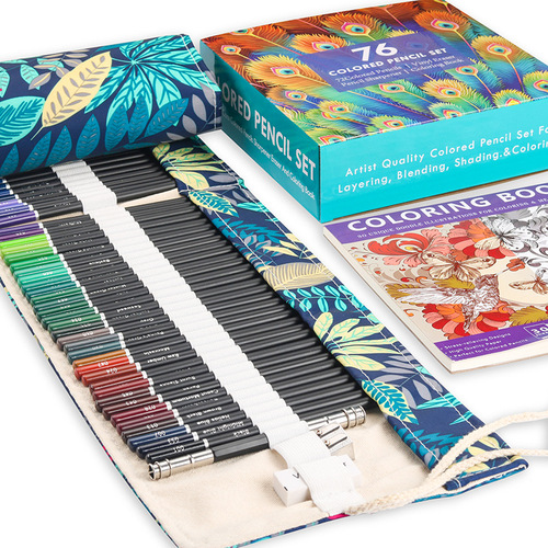 Factory direct sales 72 color lead set painting pencils hand-drawn graffiti colored pencils filling book pencil set
