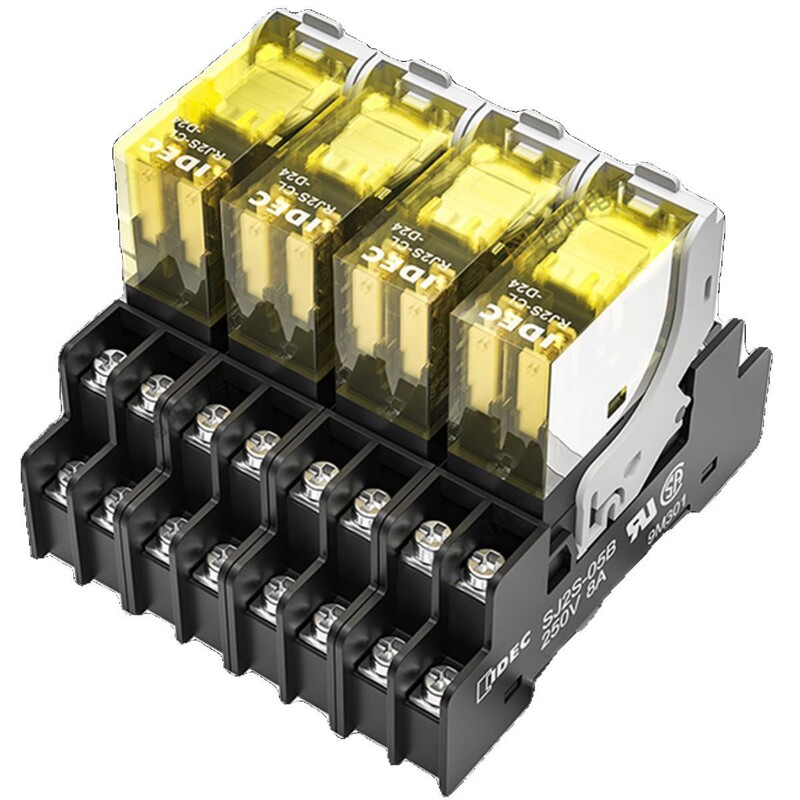 IDEC正規品和泉RJ2S-CL-D24 RJ1S-CL-D24和泉ミドルリレーa220v 8脚5脚|undefined