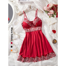J 31296 Lace Bow Nightdress Set �ٽz�����Y˯�����b�羳��