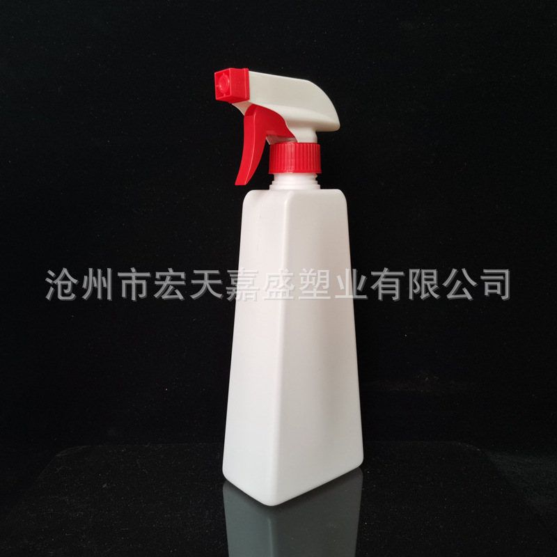 500ml梯形喷雾瓶 清洁剂塑料喷壶 泡沫油烟净喷瓶
