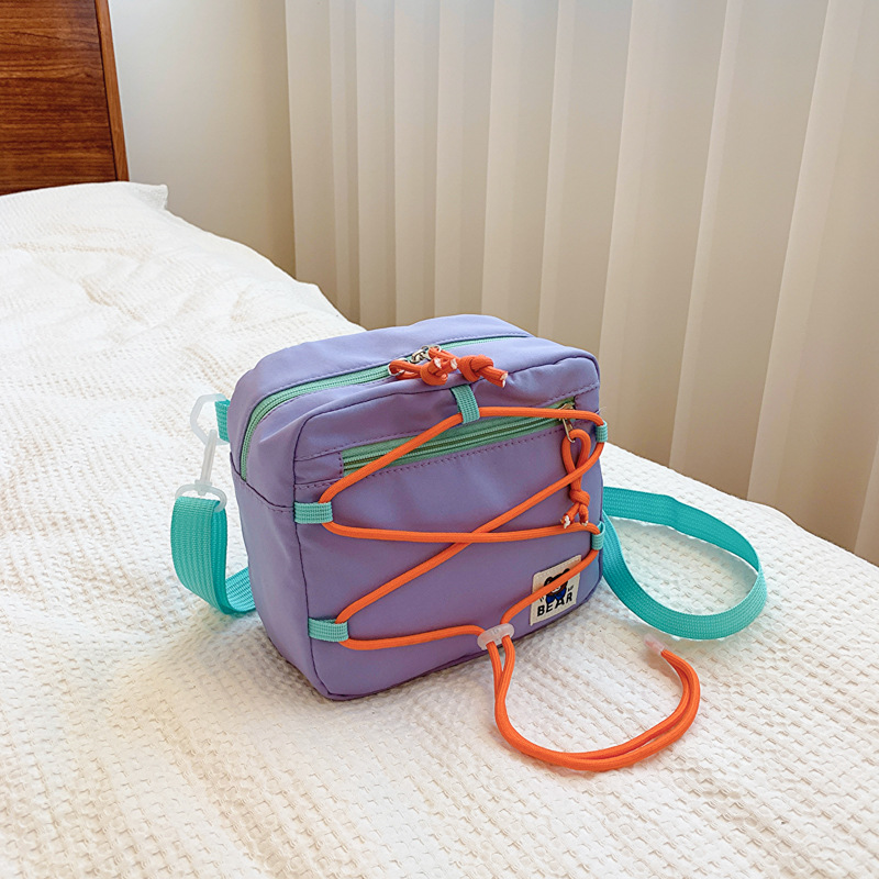 Bolso de mensajero de los niños guapos moda cuerda hombro bolsa Internet celebridad bebé moneda monedero niñas fuera bolso de hombro moda