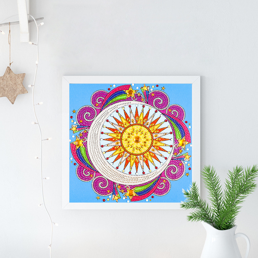 Amazonas transfronterizas pintura de diamantes diy pintura de mampostería de diamantes de forma extraña pintura de decoración de la sala de estar pintura de decoración de la sala de estar