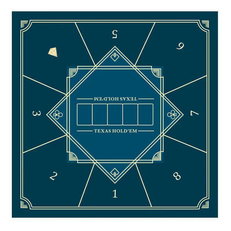 Tejas jugando a la tarjeta mantel estera redonda mesa cuadrada estera de goma estera de mesa dedicada Mahjong chip juego estera