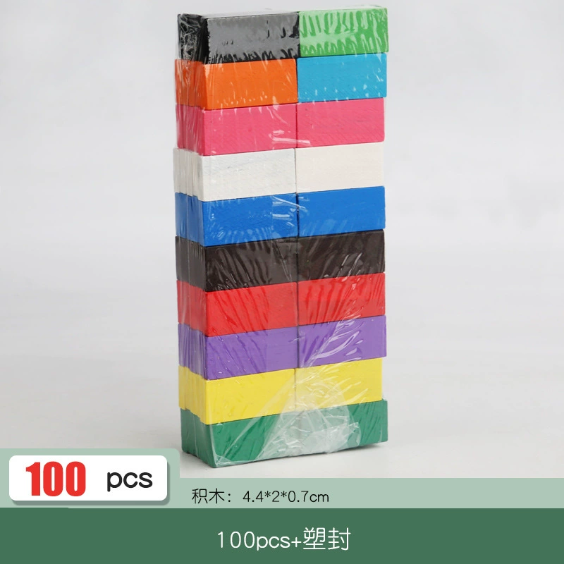 Деревянные домино, конструктор-игрушка, 100 деталей, раннее развитие