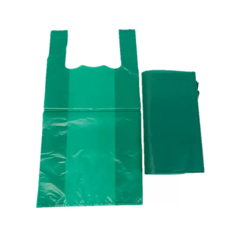 哇噢定制 47*77加厚不易破防水一次性塑料打包袋绿色低压性购物袋