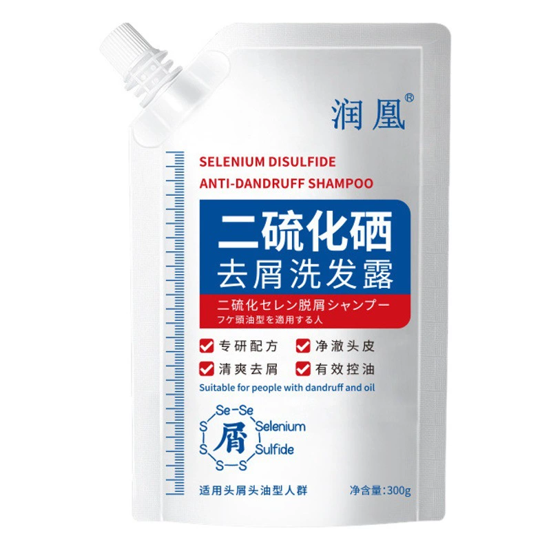 Оригинальный шампунь Runhuang с селеном-дисульфидом против перхоти, для контроля жирности волос, против зуда, для гладкости волос